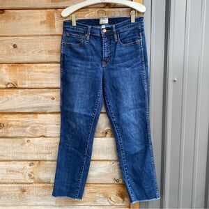 J. Crew vintage Straight Raw Hem Jeans